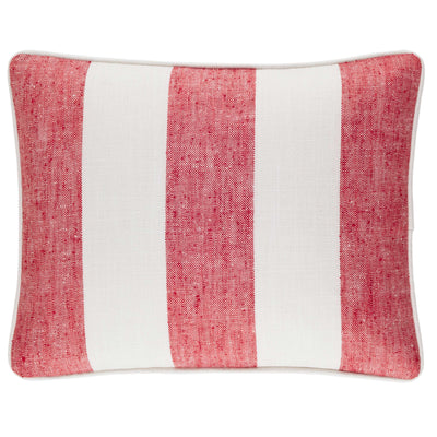 product image for Awning Stripe Red Indoor/Outdoor Decorative Pillow 57