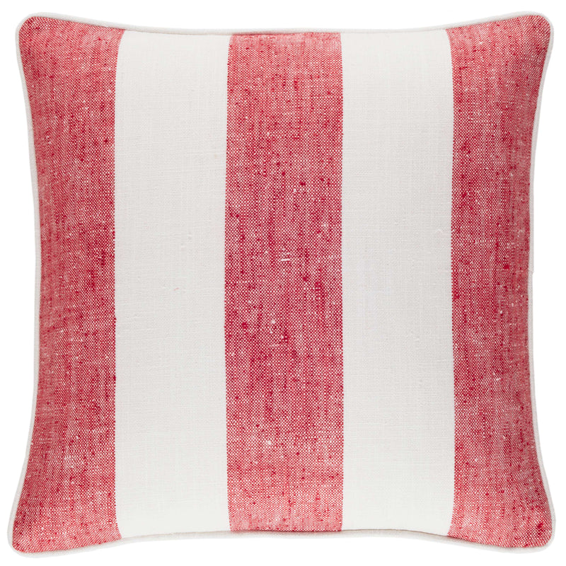 media image for Awning Stripe Red Indoor/Outdoor Decorative Pillow 257
