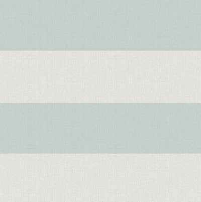 product image of Awning Aqua Stripe Wallpaper from the Seaside Living Collection by Brewster Home Fashions 524