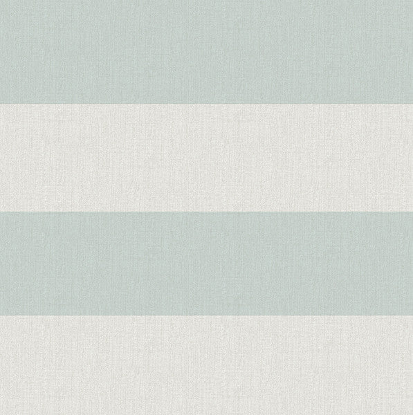 media image for Awning Aqua Stripe Wallpaper from the Seaside Living Collection by Brewster Home Fashions 258