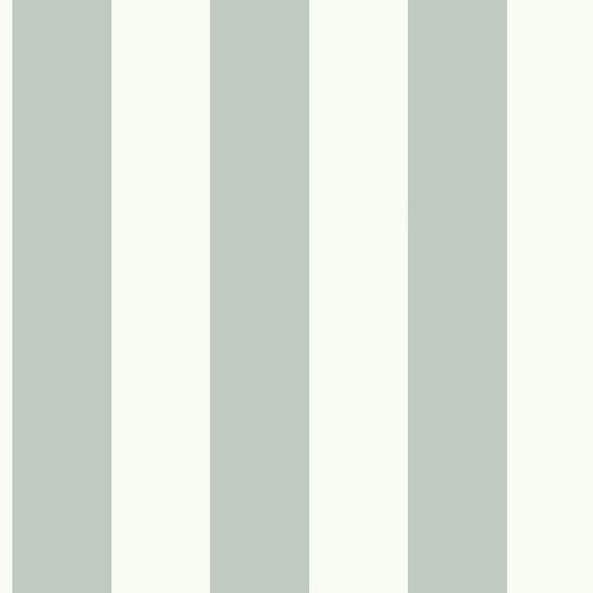 media image for Awning Stripe Wallpaper in Medium Grey from the Magnolia Home Collection by Joanna Gaines 266