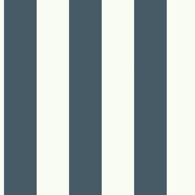 product image for Awning Stripe Wallpaper in Navy from the Magnolia Home Collection by Joanna Gaines 37