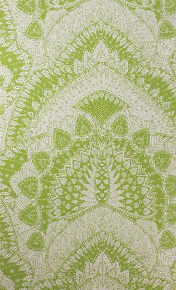media image for Azari Wallpaper in Lime and Ivory by Matthew Williamson for Osborne & Little 251