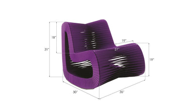 product image for Seat Belt Rocking Chair By Phillips Collection B2063Bb 26 24