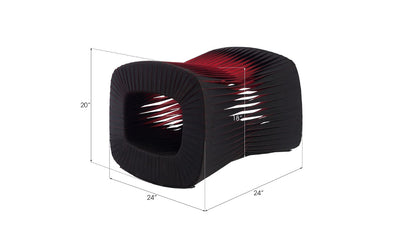 product image for Seat Belt Ottoman By Phillips Collection B2064Bb 20 42