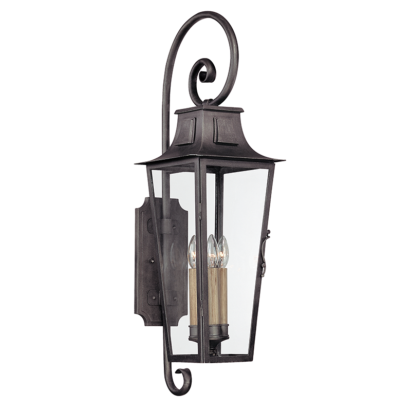 media image for parisian square 4lt wall lantern large by troy lighting 1 250