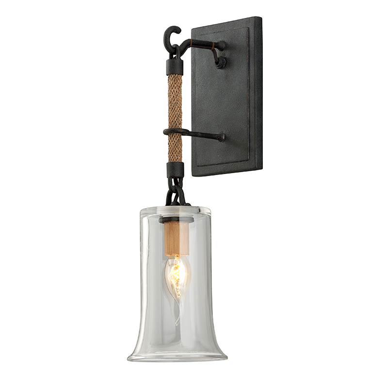 media image for pier 39 1lt wall sconce by troy lighting 1 297