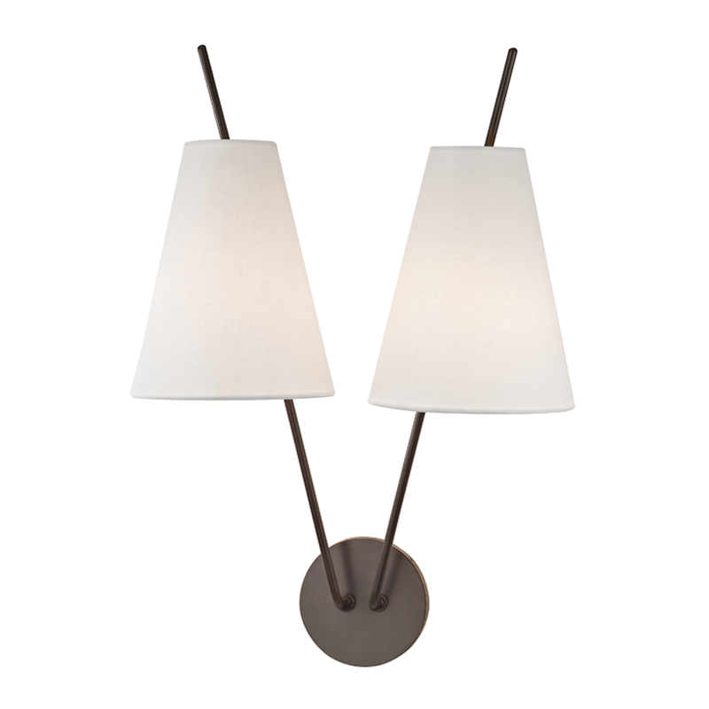 media image for Milan 2 Light Wall Sconce by Hudson Valley Lighting 291