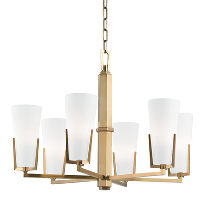 product image for hudson valley upton 6 light chandelier 1806 1 38