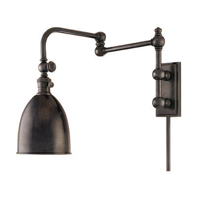 product image for hudson valley roslyn 1 light wall sconce with plug 2 49