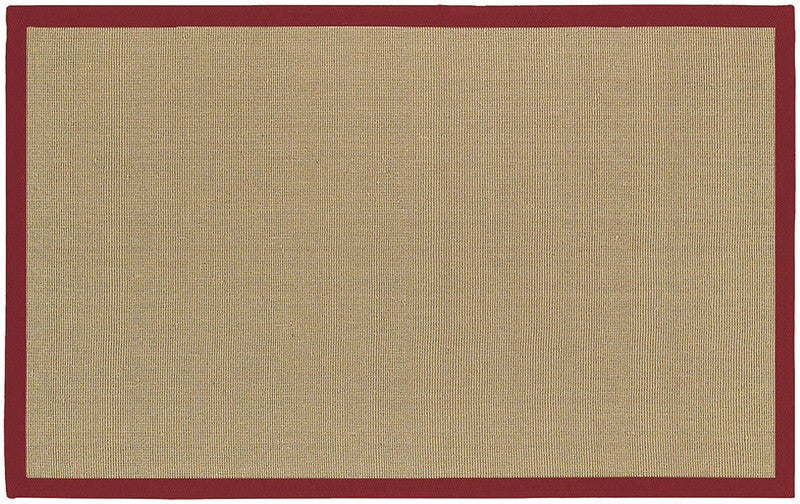 media image for Bay Area Rug in Beige with Red Trim design by Chandra rugs 23