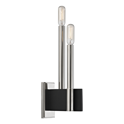 product image for hudson valley abrams 2 light wall sconce 2 4