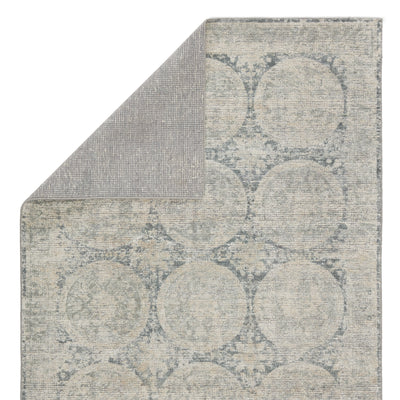 product image for crescent handmade medallion blue gray rug by barclay butera by jaipur living 4 6