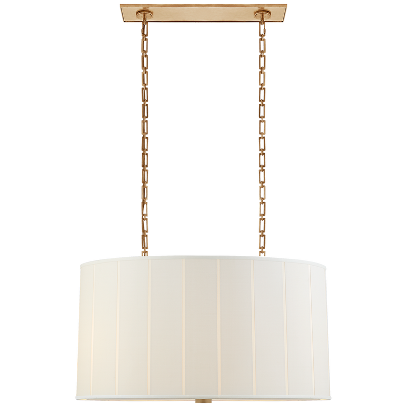 media image for Perfect Pleat Oval Hanging Shade by Barbara Barry 25