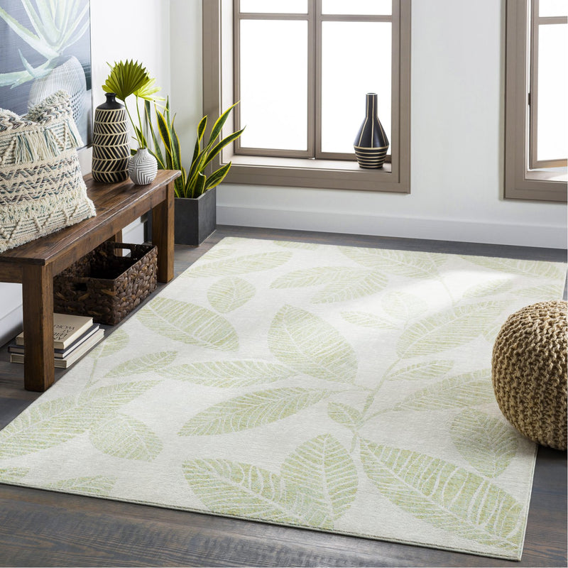 media image for Bodrum BDM-2320 Indoor/Outdoor Rug in Grass Green & Taupe by Surya 23