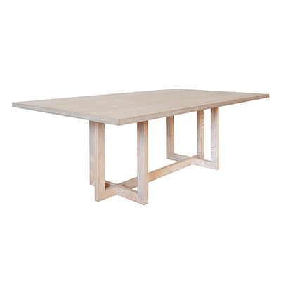 product image for rectangle dining table with linear base by bd studio ii berkley co 2 32