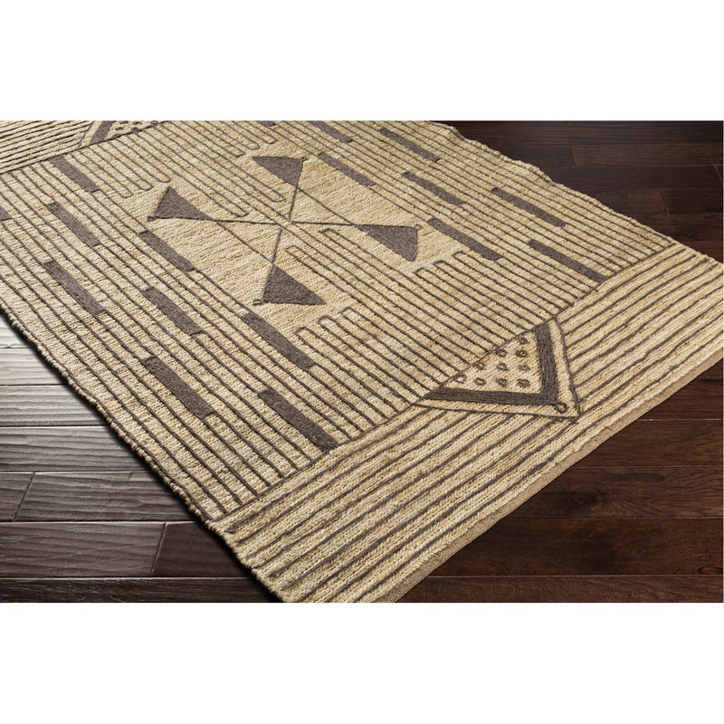 media image for Brookwood BKD-2300 Hand Knotted Rug in Butter & Dark Brown by Surya 26