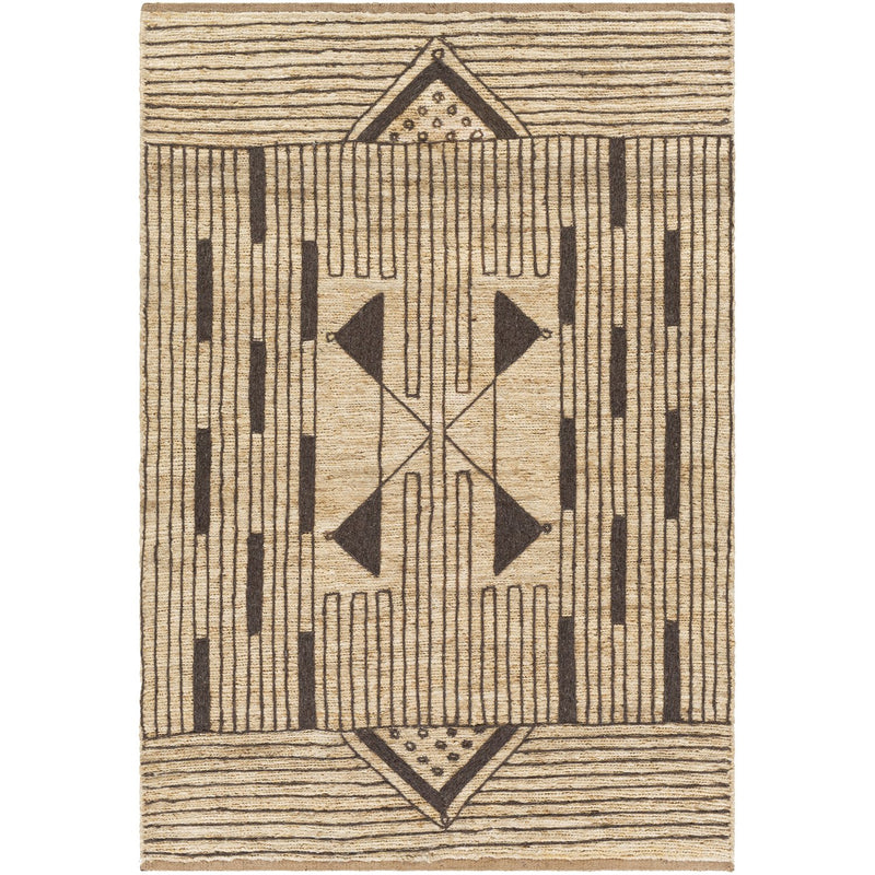 media image for Brookwood BKD-2300 Hand Knotted Rug in Butter & Dark Brown by Surya 29