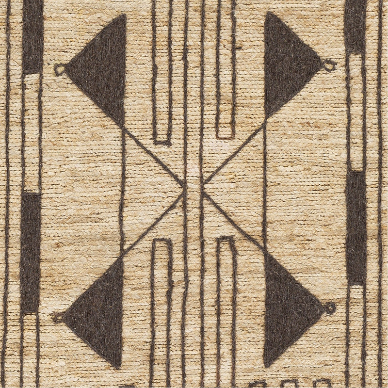 media image for Brookwood BKD-2300 Hand Knotted Rug in Butter & Dark Brown by Surya 241