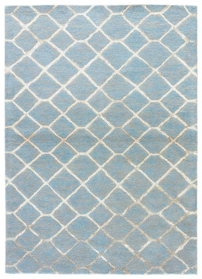 product image for Blue Rug in Lead & Neutral Grey design by Jaipur Living 5