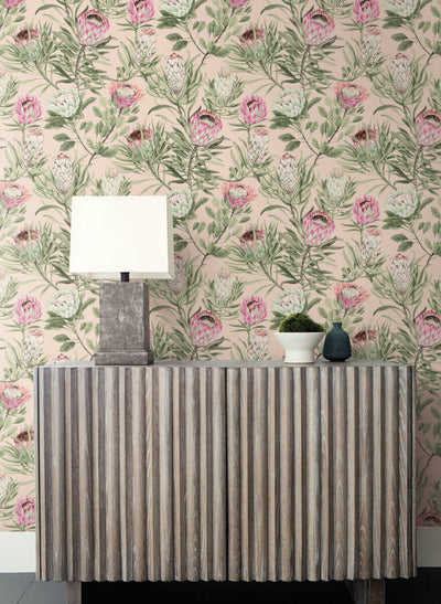 product image for Protea Wallpaper in Blush from the Blooms Second Edition 47
