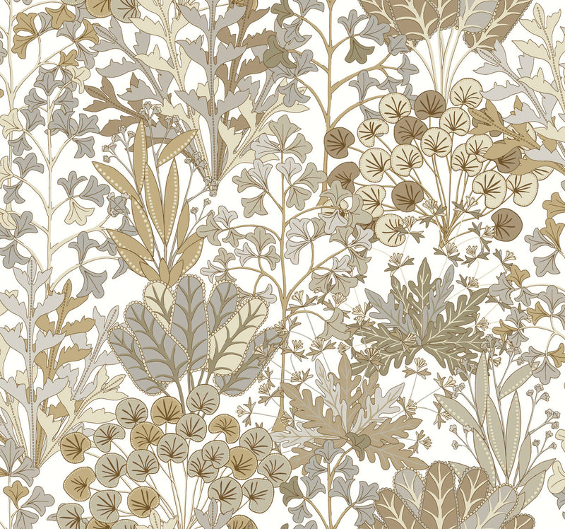 media image for Forest Floor Wallpaper in Neutral from the Blooms Second Edition 27