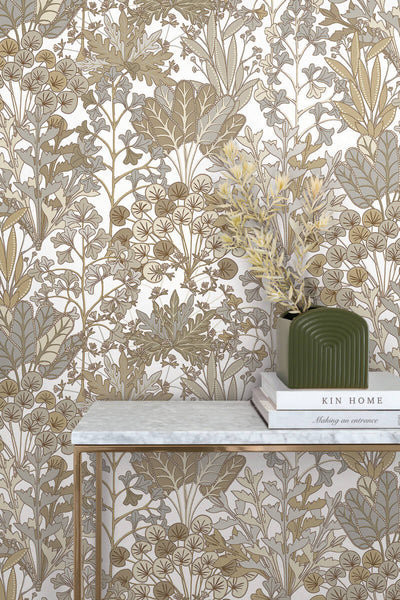 product image for Forest Floor Wallpaper in Neutral from the Blooms Second Edition 83