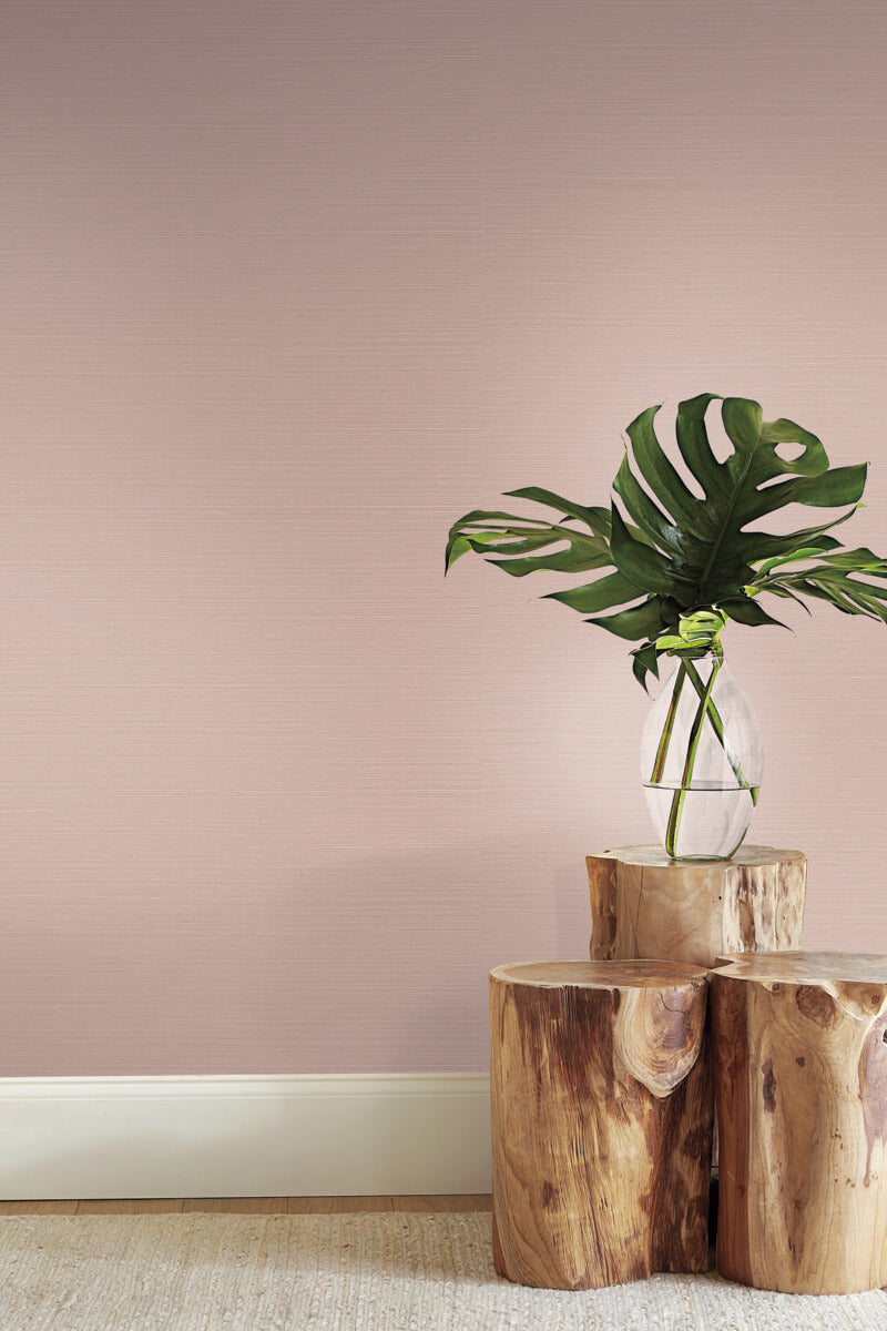 media image for Makasa Sisal Wallpaper in Blush from the Blooms Second Edition 29