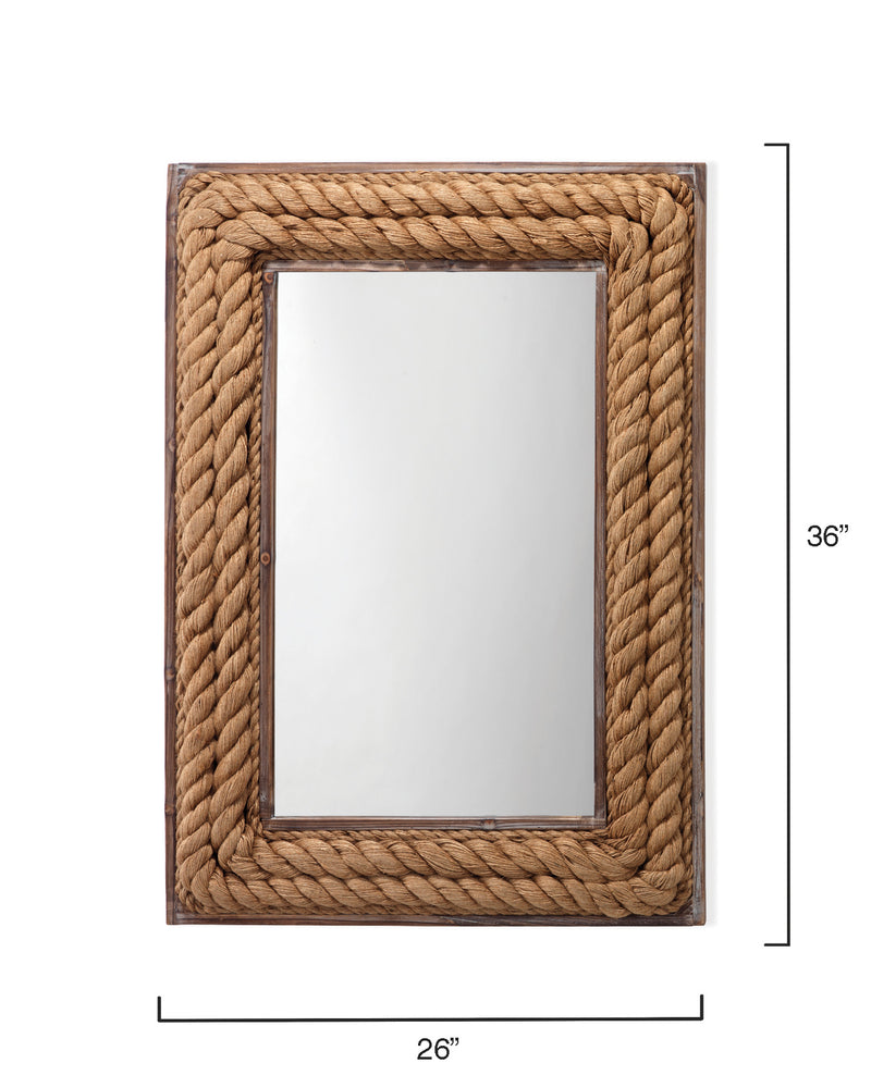 media image for Rectangle Jute Mirror design by Jamie Young 285