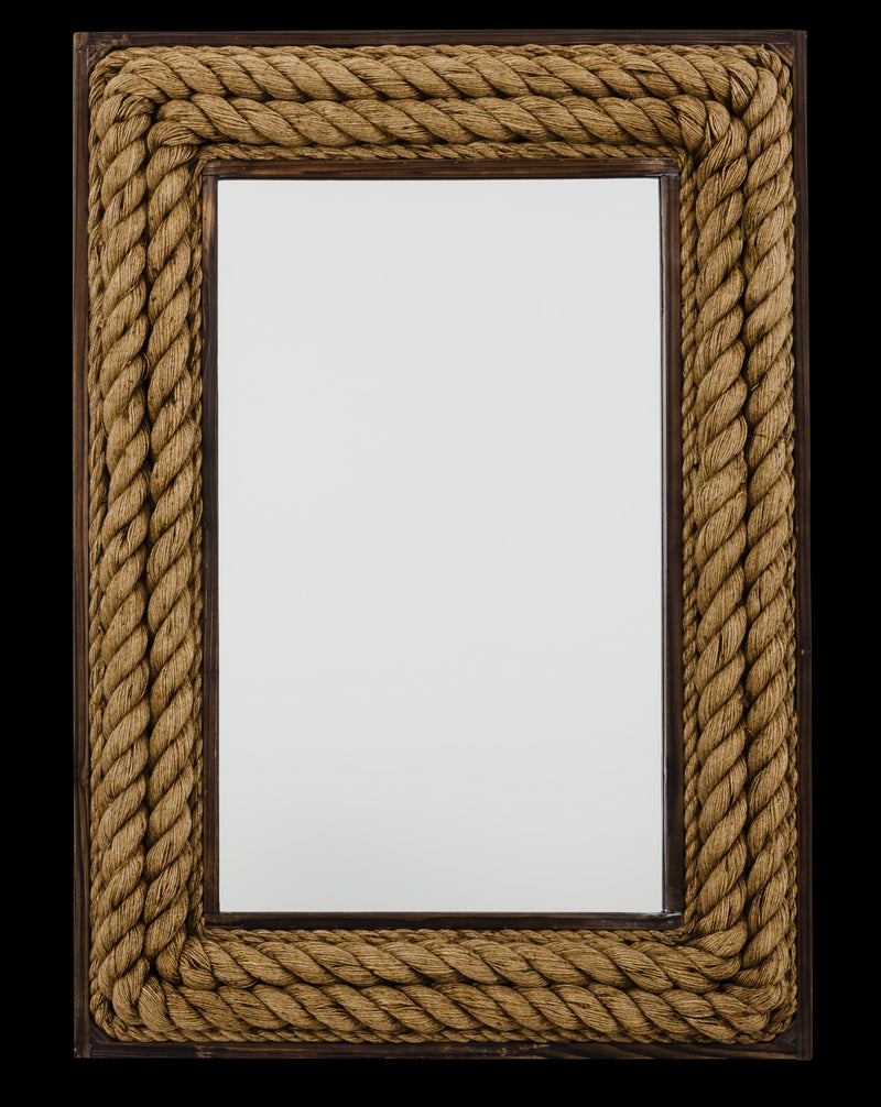 media image for Rectangle Jute Mirror design by Jamie Young 280