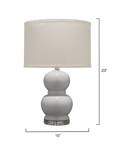product image of Bubble Ceramic Table Lamp with Drum Shade 593
