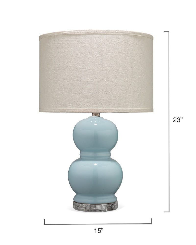 media image for Bubble Ceramic Table Lamp with Drum Shade 246