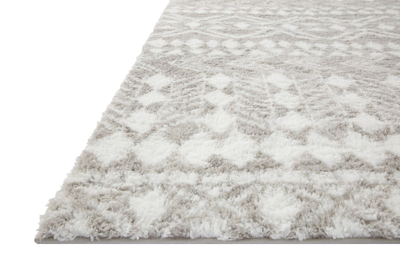 media image for bliss shag grey white rug by loloi ii blisbls 05gywh160s 5 245