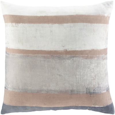 product image for Balliano BLN-002 Woven Square Pillow in Light Gray & Beige by Surya 76