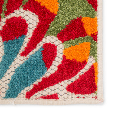product image for Balfour Indoor/ Outdoor Floral Multicolor Area Rug 68