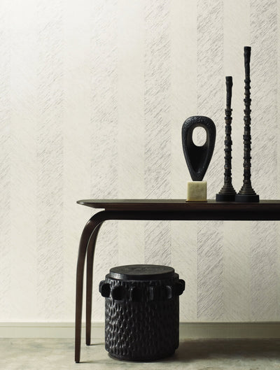 product image for Metallic Chevron Wallpaper in White from the Bohemian Luxe Collection by Antonina Vella 47