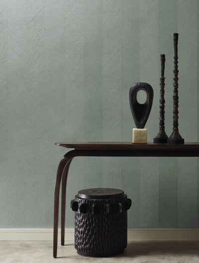 product image for Metallic Chevron Wallpaper in Blue from the Bohemian Luxe Collection by Antonina Vella 37