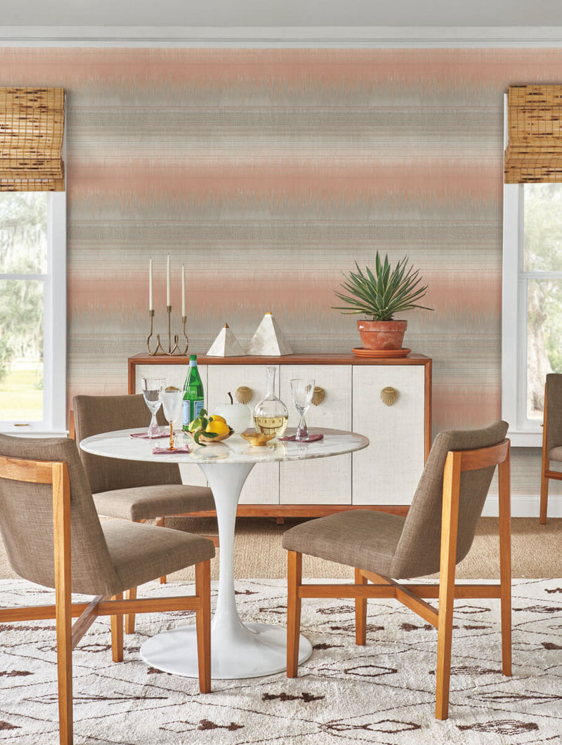 media image for Desert Textile Wallpaper in Pink from the Bohemian Luxe Collection by Antonina Vella 236
