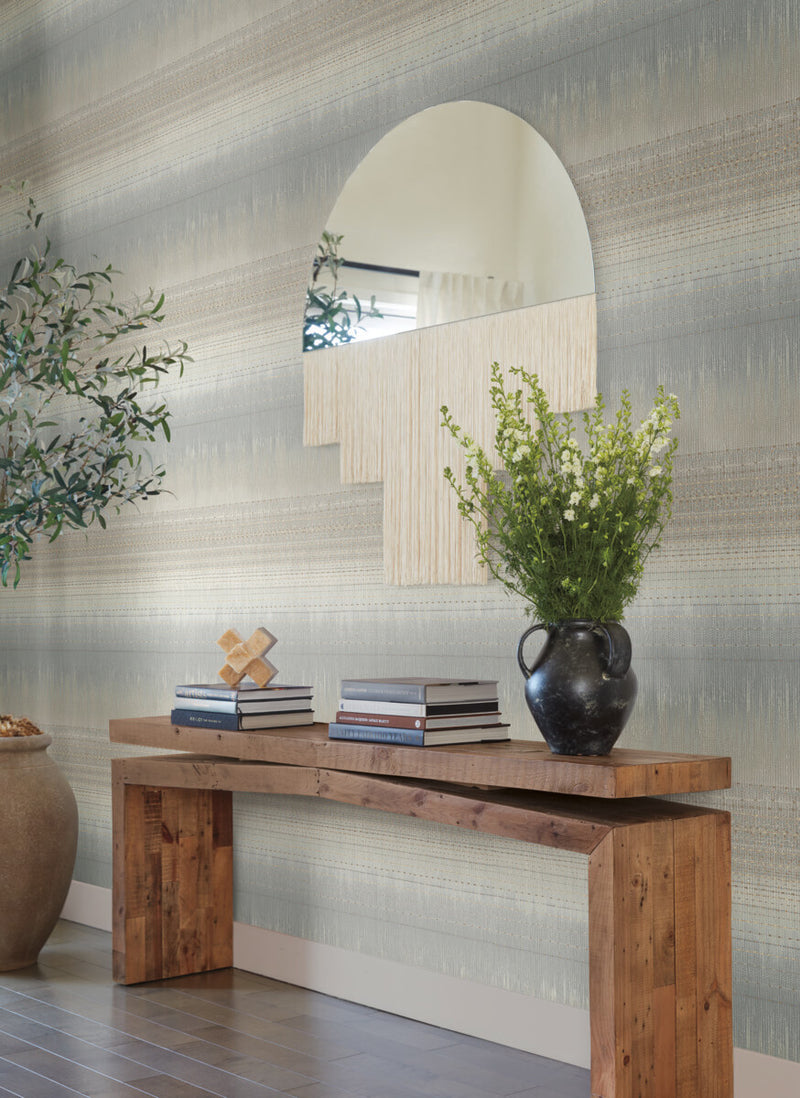 media image for Desert Textile Wallpaper in Grey from the Bohemian Luxe Collection by Antonina Vella 265