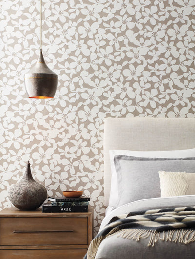 product image for Free Spirit Wallpaper in Brown from the Bohemian Luxe Collection by Antonina Vella 75