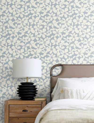 product image for Free Spirit Wallpaper in Blue from the Bohemian Luxe Collection by Antonina Vella 68