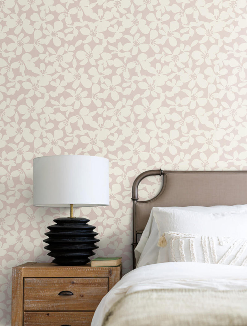 media image for Free Spirit Wallpaper in Pink from the Bohemian Luxe Collection by Antonina Vella 259