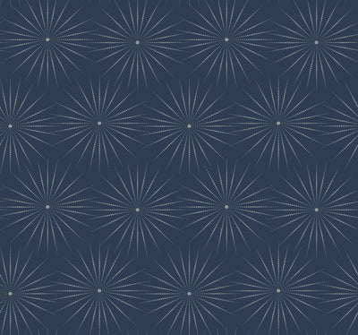 product image of Starlight Wallpaper in Blue/Silver from the Bohemian Luxe Collection by Antonina Vella 52