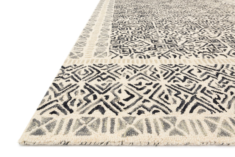 media image for Boceto Rug in Ivory / Black by ED Ellen DeGeneres Crafted by Loloi 210