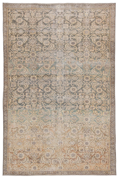 product image for Atkins Trellis Gold/ Green Rug by Jaipur Living 62