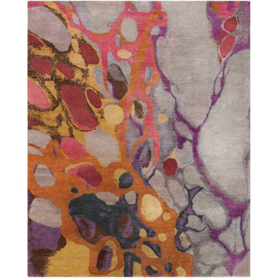 product image for Brought to Light BOL-4006 Hand Knotted Rug in Dark Red & Rose by Surya 30