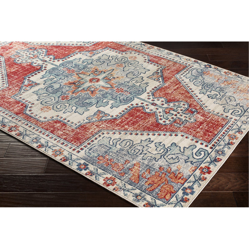 media image for Bohemian BOM-2300 Rug in Bright Red & Beige by Surya 219