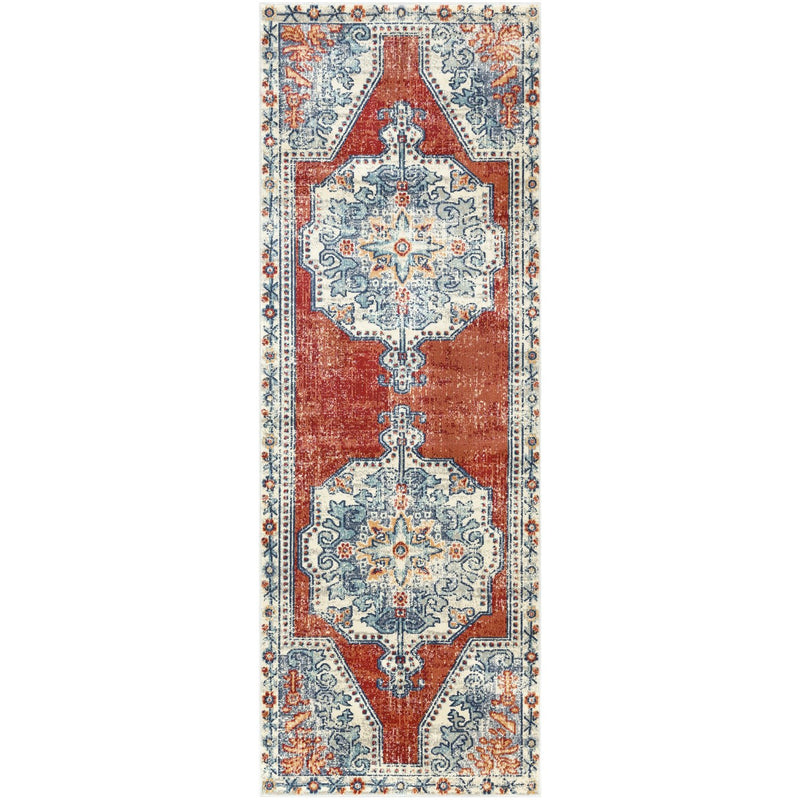 media image for Bohemian BOM-2300 Rug in Bright Red & Beige by Surya 294