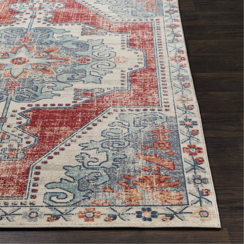 media image for Bohemian BOM-2300 Rug in Bright Red & Beige by Surya 258