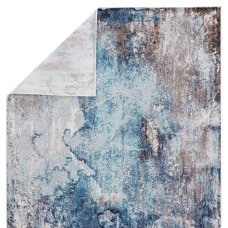 media image for Comet Abstract Rug in Blue & Brown by Jaipur Living 230